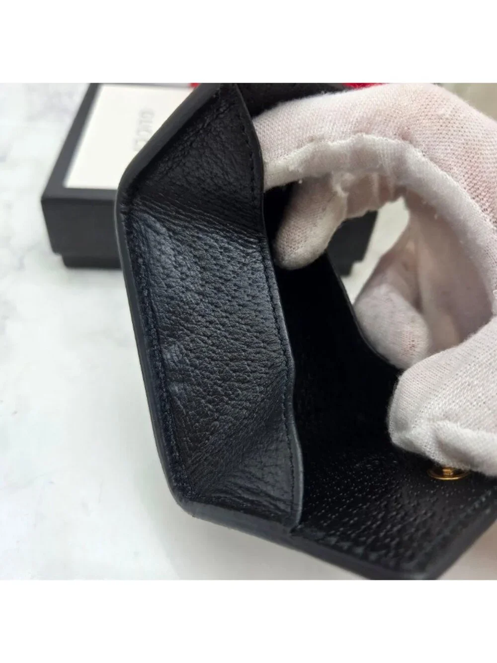 Gucci GG Marmont Coin Purse Black